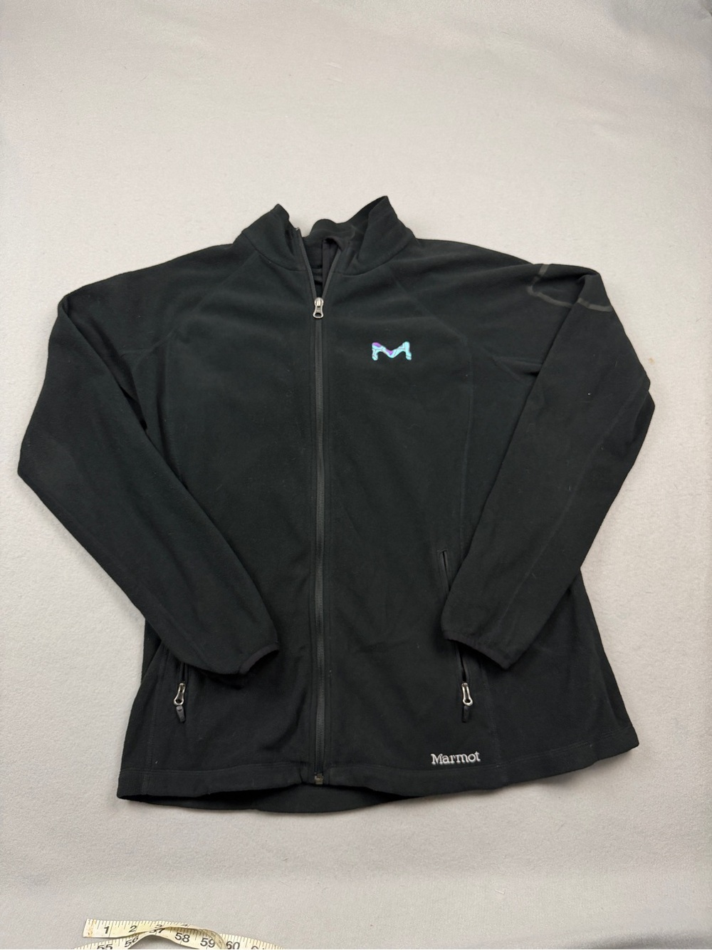 Marmot Leconte Women's Black Technical Grid Fleece Full-Zip Jacket XL